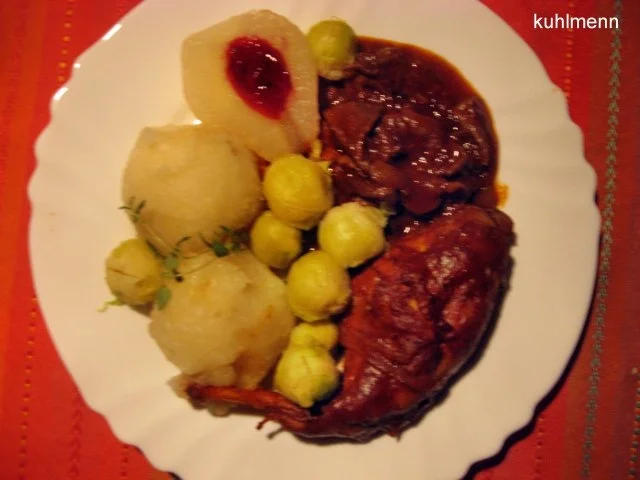 Doppelt "Falscher Hase" nach Jägerart - Rezept