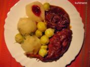 Doppelt "Falscher Hase" nach Jägerart - Rezept