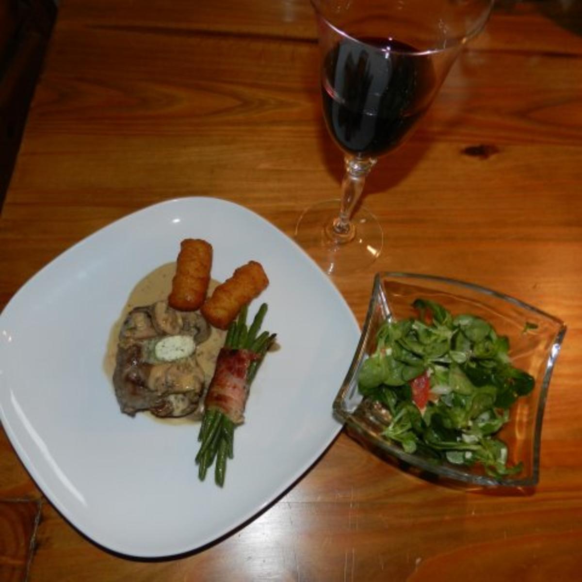 Rinderfilet mit Bohnen im Speckmantel - Rezept - kochbar.de