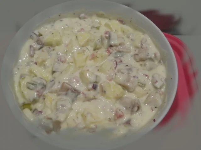 Rezept: Matjessalat mit Apfelstückchen Bild Nr. 7 Matjessalat mit Apfelstückchen - Rezept - Bild Nr. 7