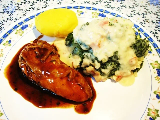 Rezept: Broccoli mit milder Schinkensoße Bild Nr. 6 Broccoli mit milder Schinkensoße - Rezept - Bild Nr. 6