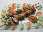 Bunte Grillspieße - Rezept