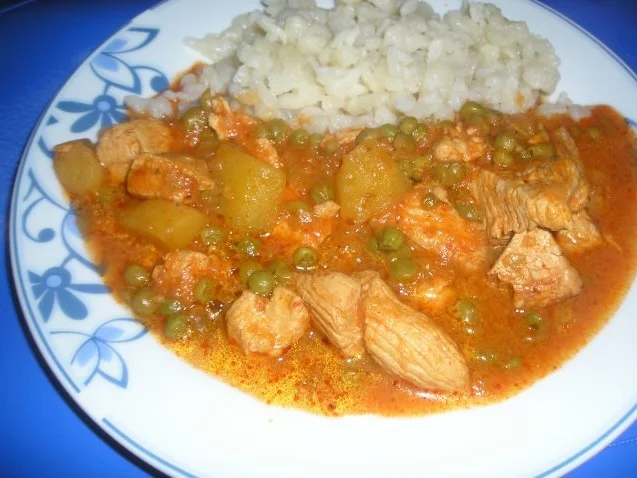 Putengulasch oder Ragout - Rezept