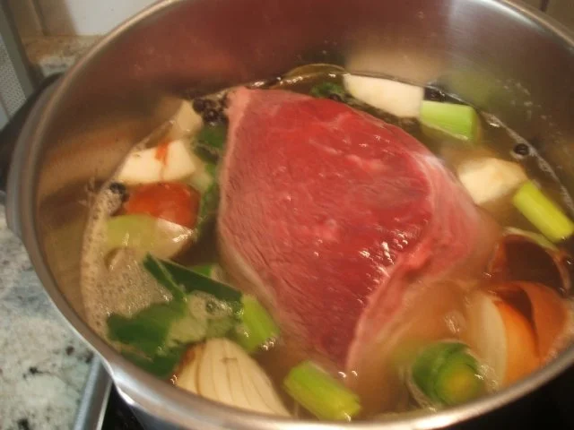 Rezept: Fleisch: Mein Tafelspitz ~ Rezept Nummer 555 ~ Bild Nr. 4 Fleisch: Mein Tafelspitz ~ Rezept Nummer 555 ~ - Rezept - Bild Nr. 4