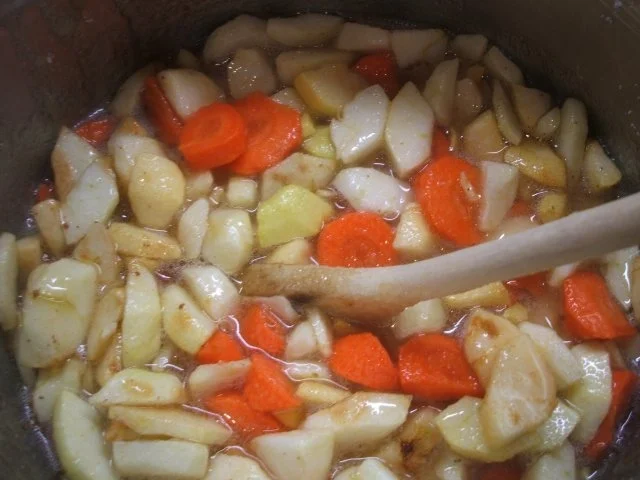 Rezept: Vorrat: Apfel-Karotten-Marmelade Bild Nr. 5 Vorrat: Apfel-Karotten-Marmelade - Rezept - Bild Nr. 5