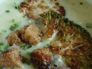 Blumenkohl-Brokkoliecremesuppe - Rezept