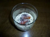 Weiße Kaffeemousse mit marinierter Grapefruit - Rezept