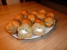 Kräuter-Muffins mit Frischkäsefüllung - Rezept