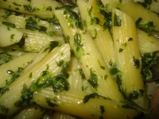 Nudeln con Spinaci - Rezept