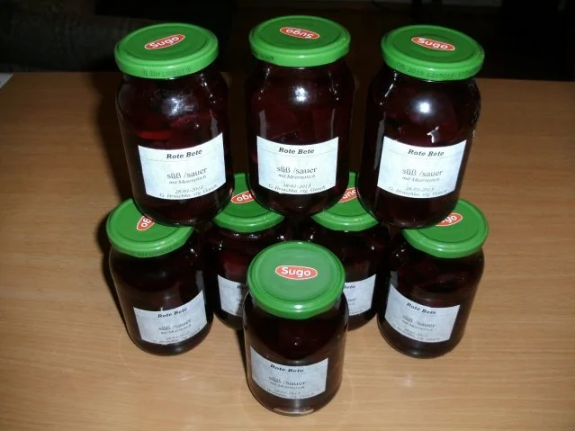 Einmachen: Rote Bete, einmachen - Rezept