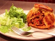 Chorizo-Hackbraten im Teigmantel - Rezept