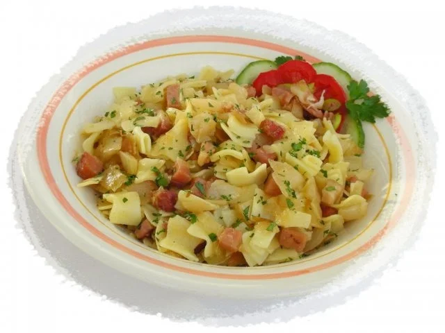 Rezept: Krautfleckerl mit Speck Bild Nr. 2 Krautfleckerl mit Speck - Rezept - Bild Nr. 2