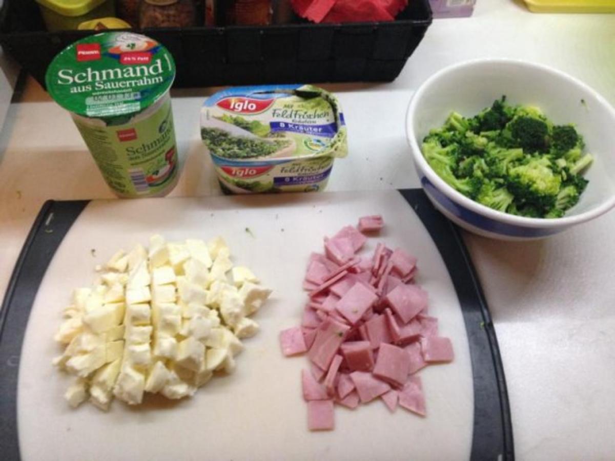 Bruschetta mit Broccoli und Schinken - Rezept - Bild Nr. 2
