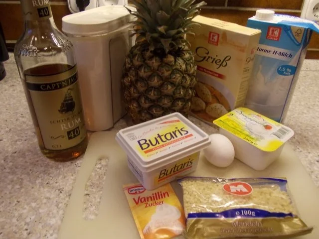 Ananas-Ringe mit Rumcréme - Rezept - Bild Nr. 2