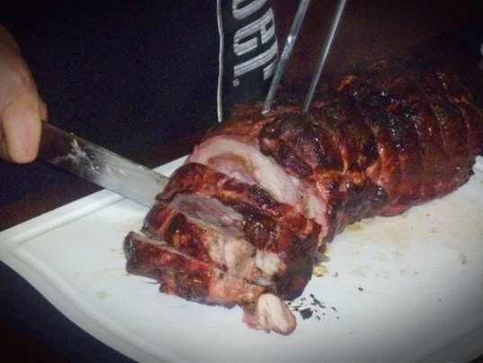 Fleisch: Rollbraten vom Grill - Rezept