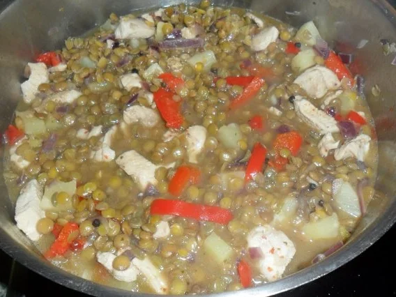 currylinsen mit hühnchen und sahne-eintopf mal anders - Rezept - Bild Nr. 11