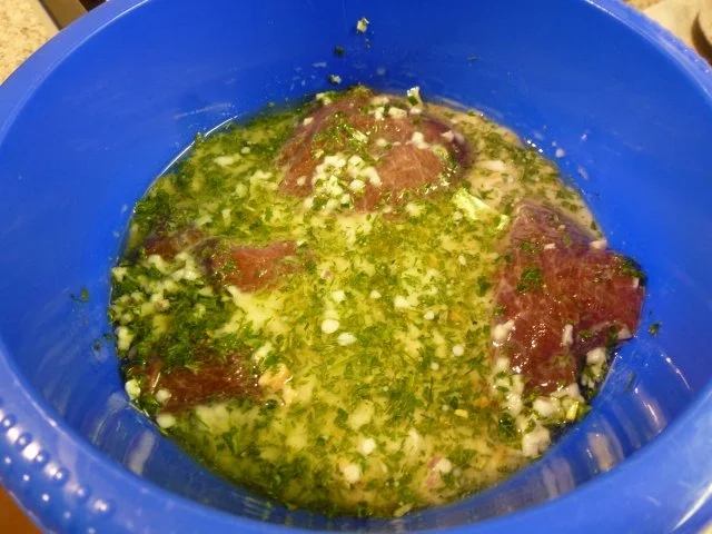 Hirschsteaks mit Weißweinpilzsauce - Rezept - Bild Nr. 4