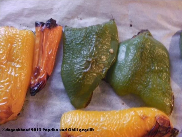 Paprikapaste mit Auberginenmus Typ Ajvar, eingemacht - Rezept - Bild Nr. 4