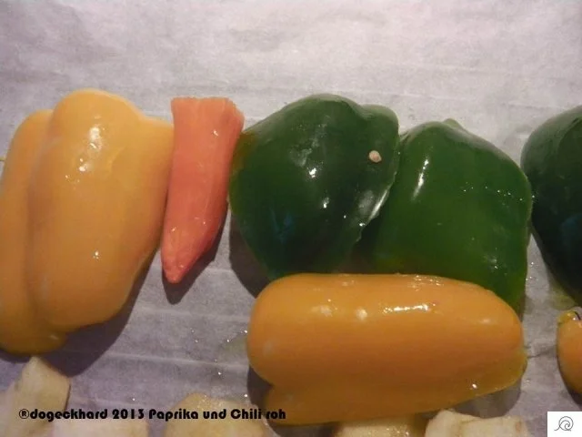 Paprikapaste mit Auberginenmus Typ Ajvar, eingemacht - Rezept - Bild Nr. 3