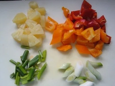 Rezept: Wok-Hähnchen mit Ananas und Paprika Bild Nr. 4 Wok-Hähnchen mit Ananas und Paprika - Rezept - Bild Nr. 4