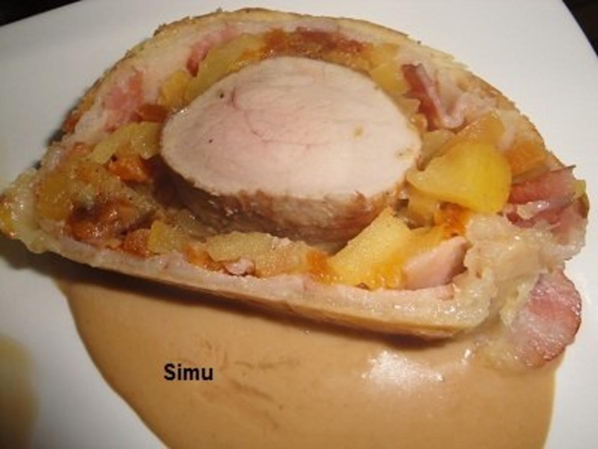 Bilder für Schweinefilet warm eingepackt - Rezept