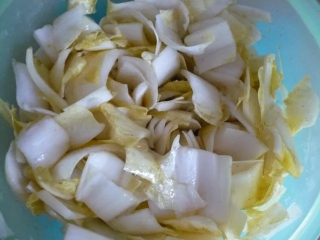 Rezept: Chicoree - Salat mit Lachs Bild Nr. 4 Chicoree - Salat mit Lachs - Rezept - Bild Nr. 4