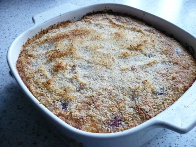 süßer Reisauflauf mit Kirschen - Rezept