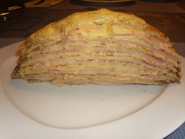 Rezept: Pfannenkuchenturm Pfannenkuchenturm - Rezept