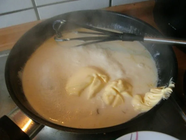 Käsespatzen  mit Knobi-Garnelen - Rezept - Bild Nr. 9