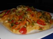 Fruchtige Gemüse-Pasta - Rezept