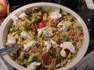 Couscous-Salat mit Ziegenfrischkäse - Rezept