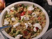 Couscous-Salat mit Ziegenfrischkäse - Rezept