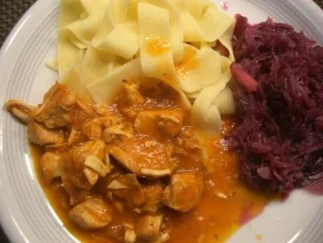 Gulasch mit Bandnudeln - Rezept - Bild Nr. 6