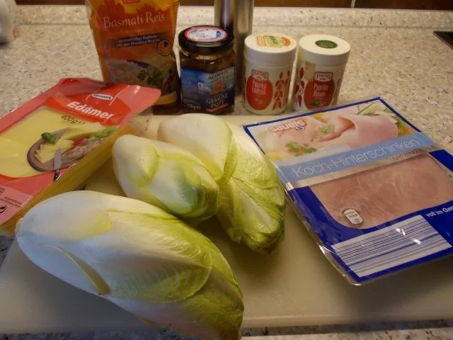 Rezept: Chicorée-Schinken-Auflauf Bild Nr. 2 Chicorée-Schinken-Auflauf - Rezept - Bild Nr. 2