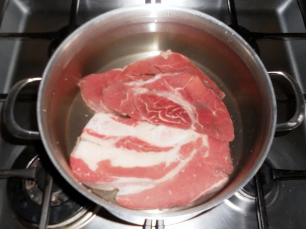 "Oma - Friede`s" klare Rindfleischsuppe mit Schwemmklößchen und Reis (Rzpt. um 1920) - Rezept - Bild Nr. 4