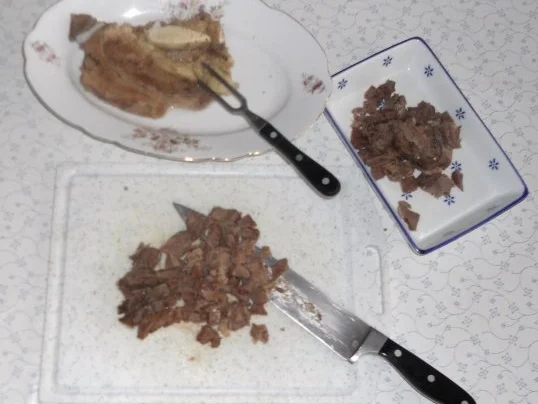 "Oma - Friede`s" klare Rindfleischsuppe mit Schwemmklößchen und Reis (Rzpt. um 1920) - Rezept - Bild Nr. 20