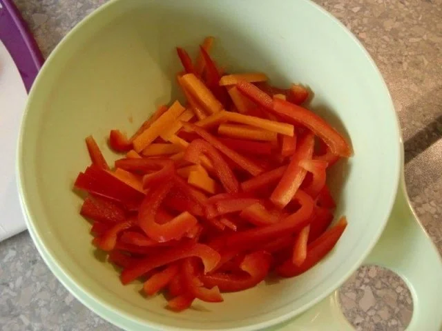 Paprika-Möhrengemüse mit Gehacktes à la Heiko - Rezept - Bild Nr. 4