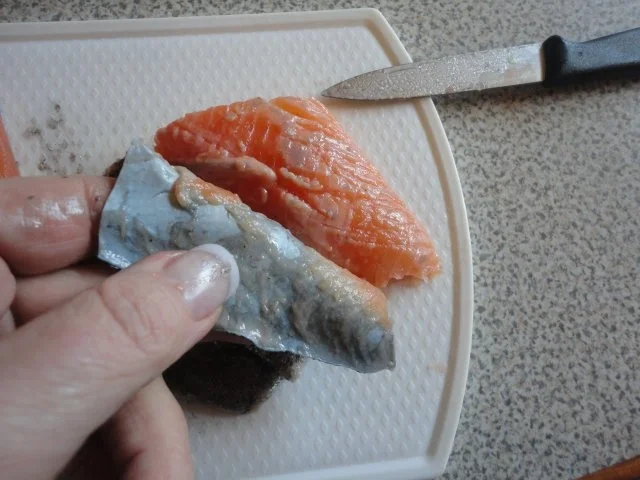 Rezept: Lachs Tatar mit Orangen Creme Bild Nr. 4 Lachs Tatar mit Orangen Creme - Rezept - Bild Nr. 4