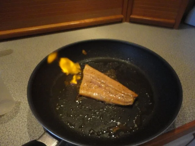 Lachs Filet in Pflaumen Sahne - Rezept - Bild Nr. 12