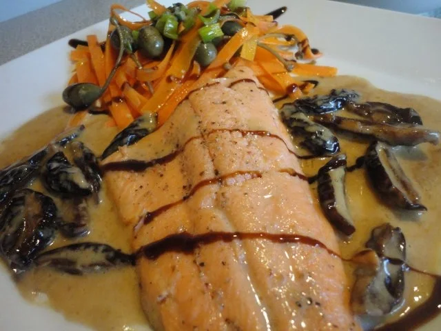Lachs Filet in Pflaumen Sahne - Rezept - Bild Nr. 14