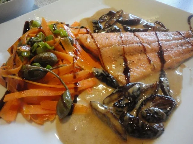 Lachs Filet in Pflaumen Sahne - Rezept - Bild Nr. 2