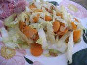 Gemüsebeilage : Geschmortes Gemüse - Rezept