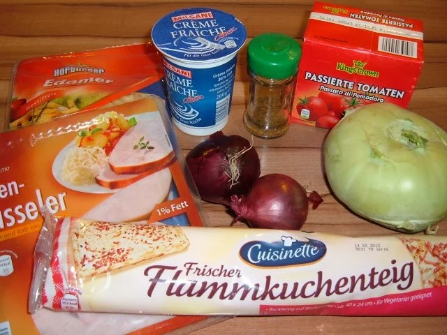 Pizza : Flammkuchen mal anders - Rezept - Bild Nr. 2