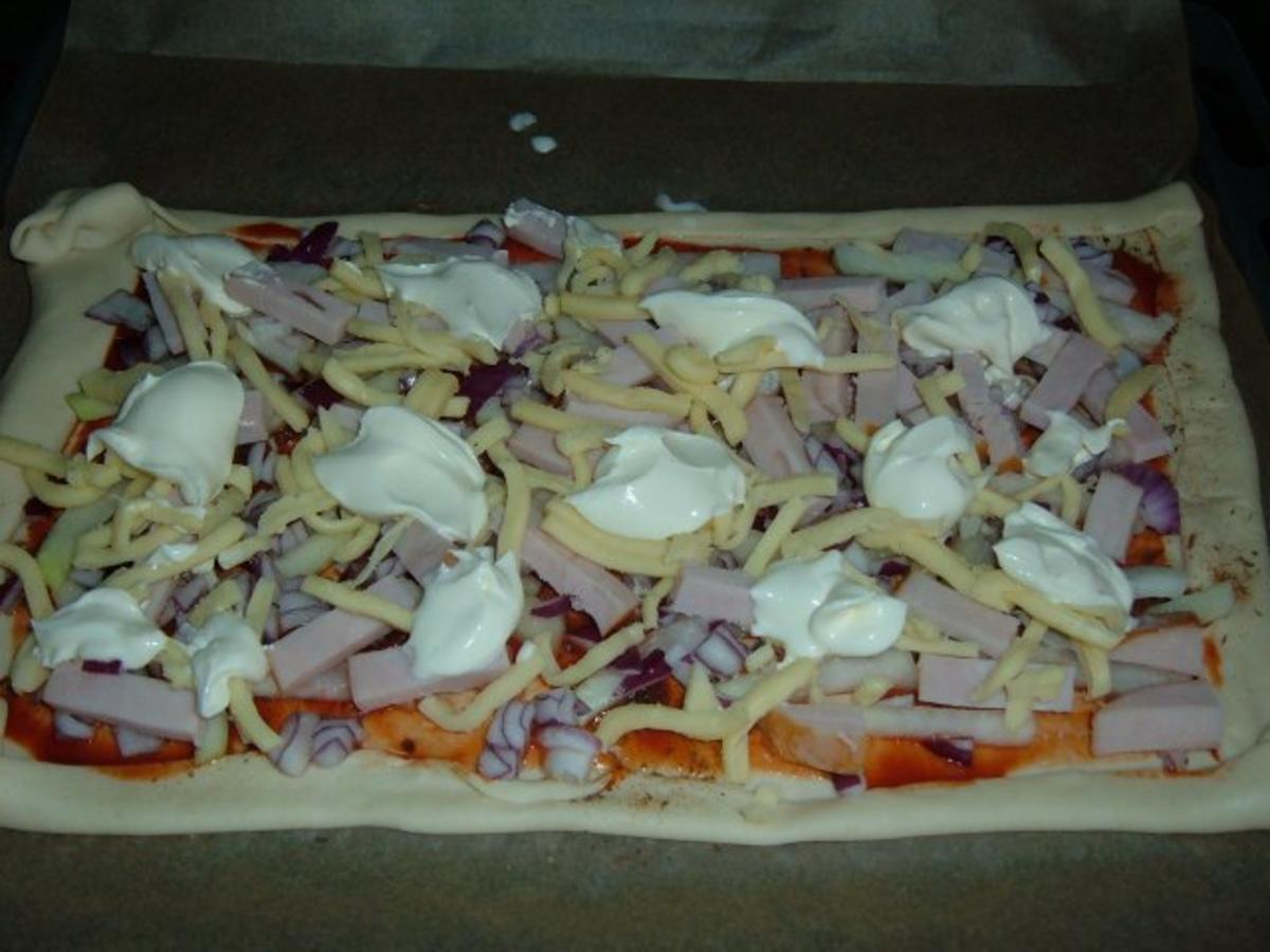 Pizza : Flammkuchen mal anders - Rezept - Bild Nr. 7