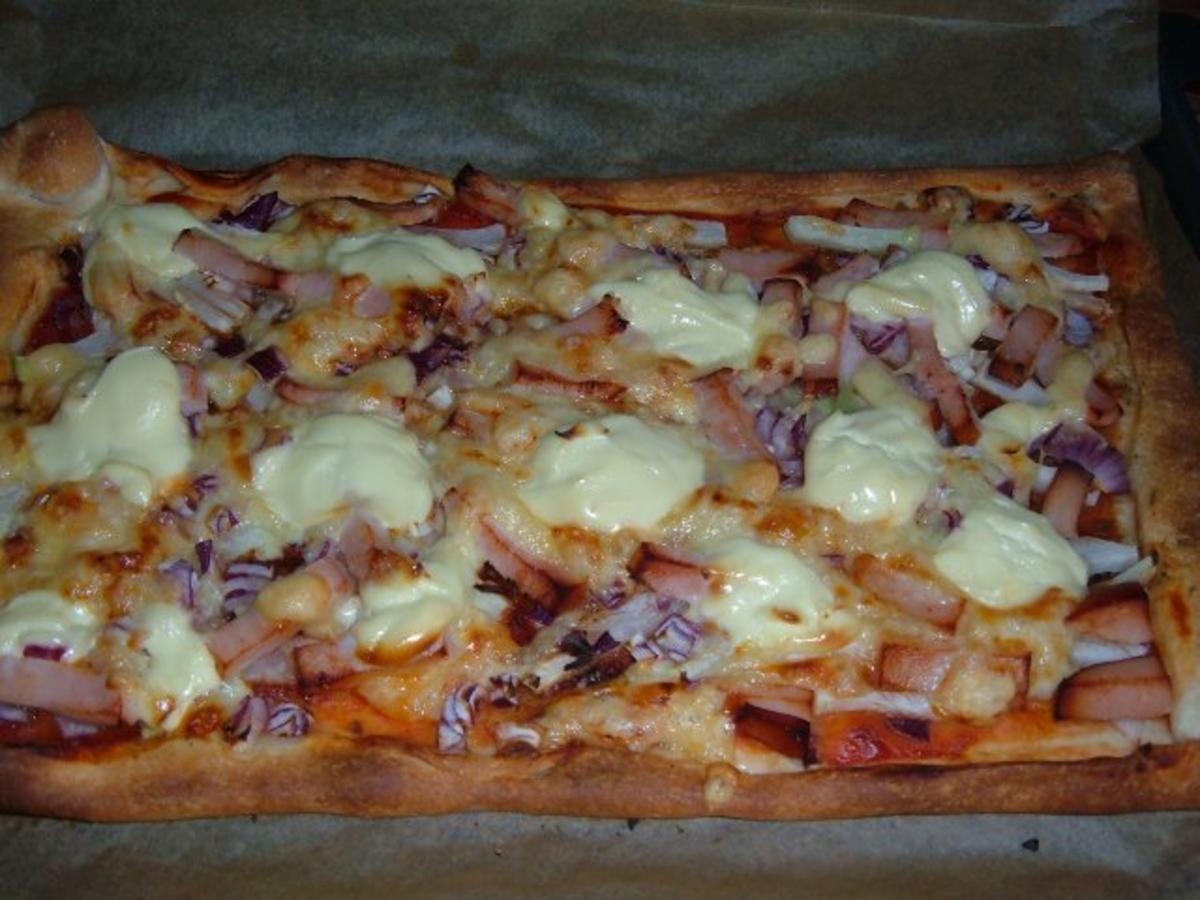 Pizza : Flammkuchen mal anders - Rezept - Bild Nr. 8