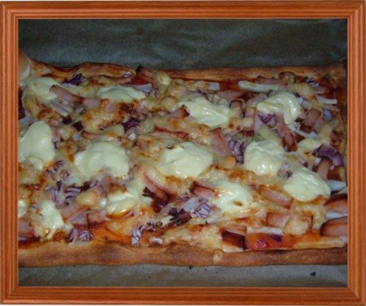 Bilder für Pizza : Flammkuchen mal anders - Rezept