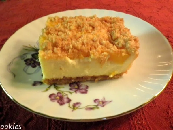 Kleiner Amarettini - Pfirsich - Käse - Kuchen - Rezept