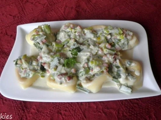 Rezept: Lauch - Schinken - Käse - Soße ... Bild Nr. 2 Lauch - Schinken - Käse - Soße ... - Rezept - Bild Nr. 2