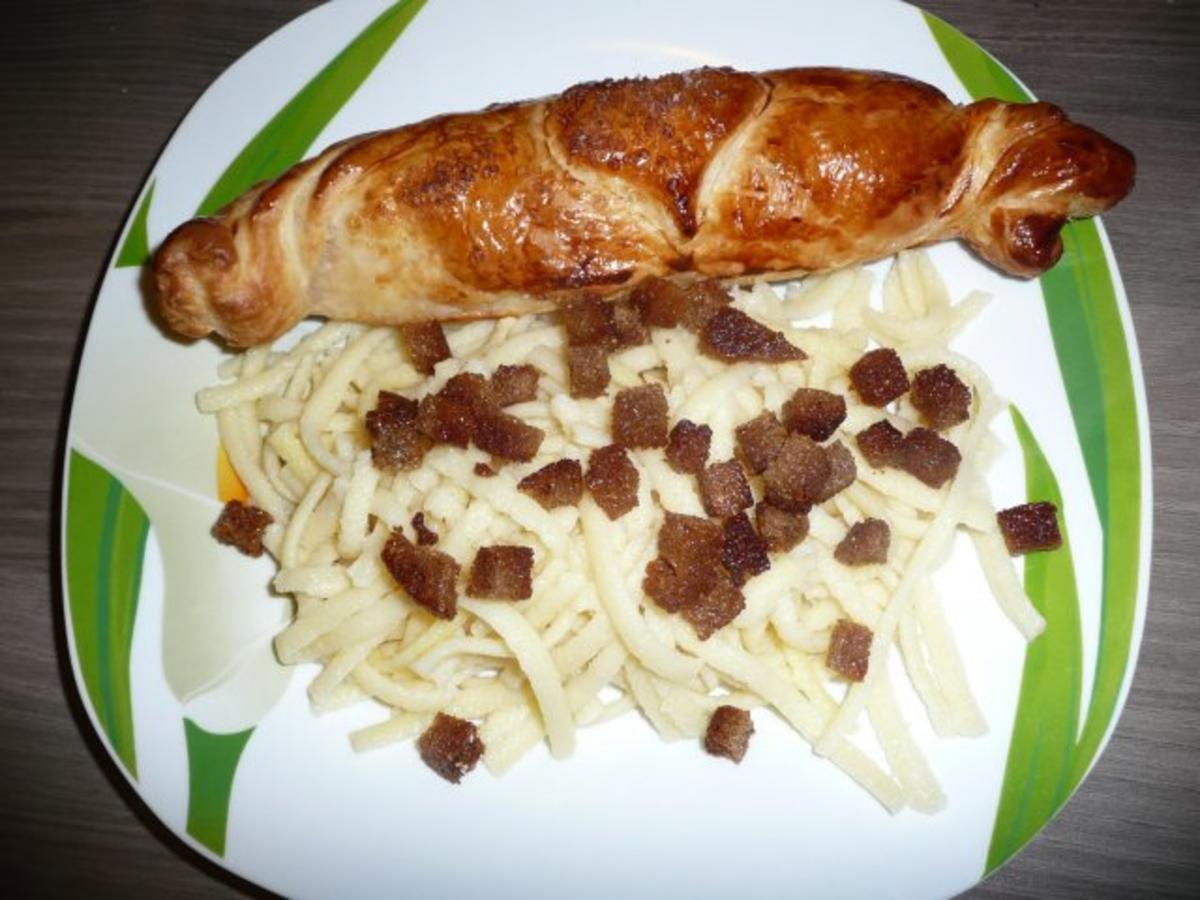 Fisch mit Kartoffelkruste und Blätterteig Rezepte - kochbar.de