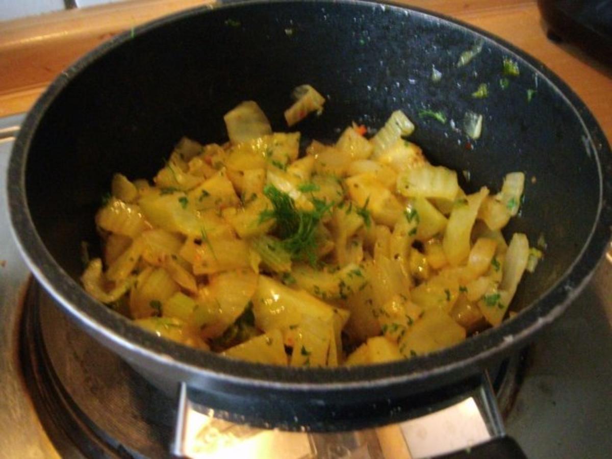 Hechtfilet mit gedünstetem Fenchel in Senf-Dill-Zitronensoße - Rezept - Bild Nr. 12